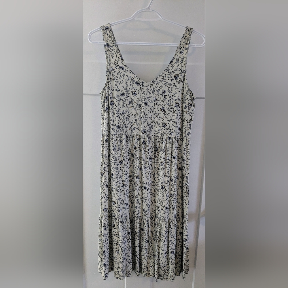 Reitmans Monochrome Floral Midi Dress
